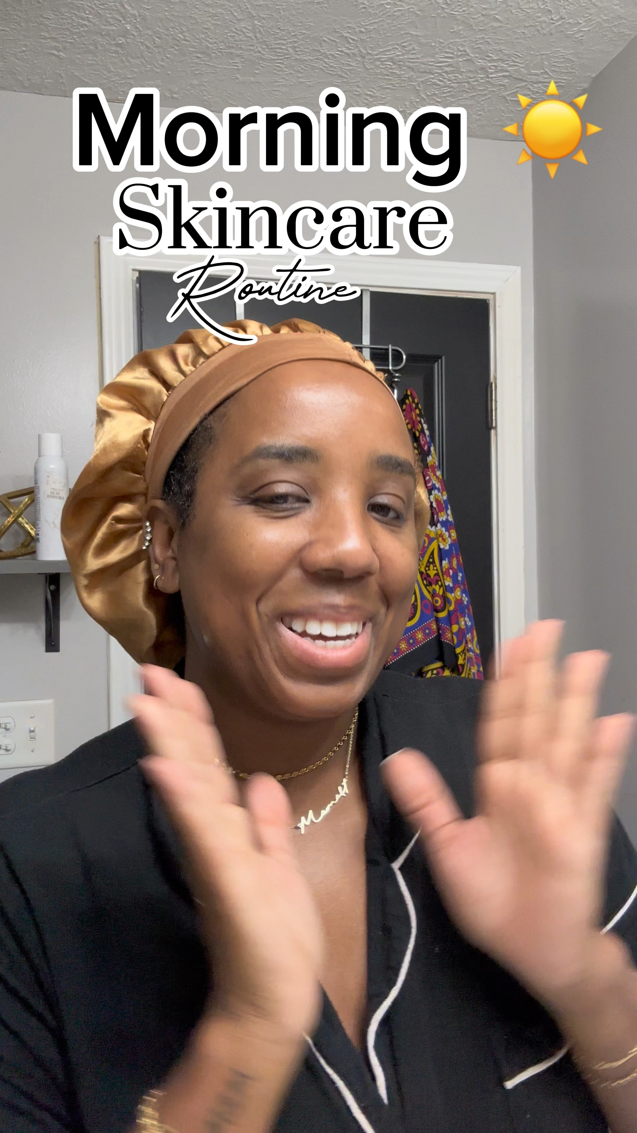 Here my morning skincare routine that has been working so well for my skin lately 