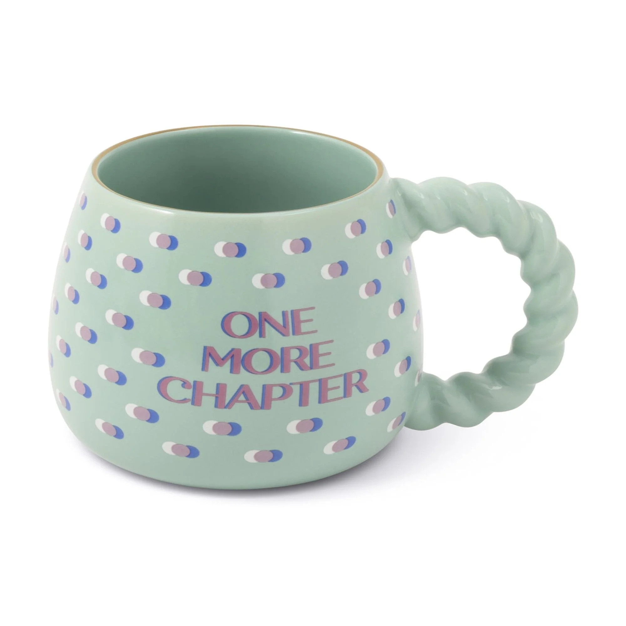 Thyme & Table 14.5 fl oz Blue "One More Chapter" Stoneware Mug | Walmart (US)