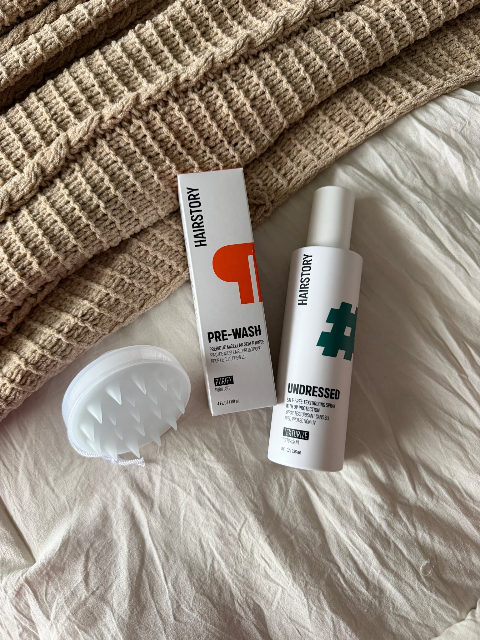 New hair products adding into my rotation ➰ hairstory’s pre wash, texture spray & scalp massager 

#LTKselfcare #LTKBeauty