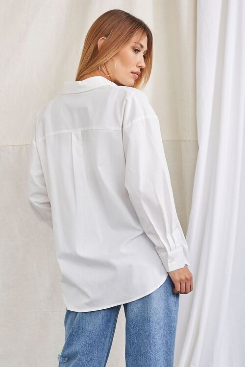 Cotton Button-Front Shirt | Forever 21 (US)