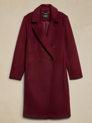 Wool-Blend Timeless Topcoat | Banana Republic Factory