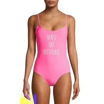 No Boundaries Juniors' Out of Office One-Piece Swimsuit | Walmart (US)