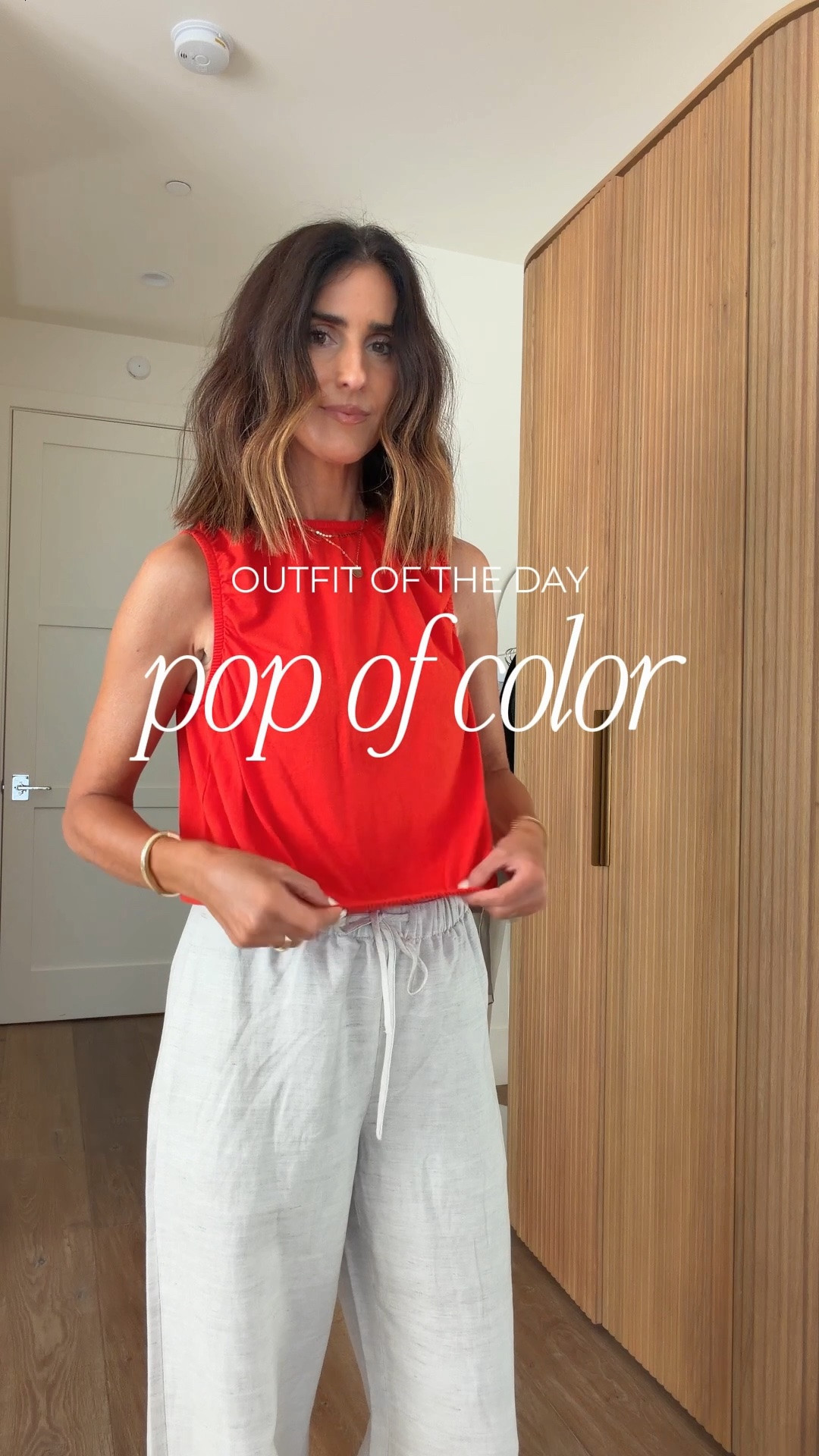 OOTD pop of color ❤️ I’m just shy of 5-7” wearing the size small regular pants and XS top. #stylinbyaylin #aylin

#LTKSeasonal #LTKootd #LTKOver40