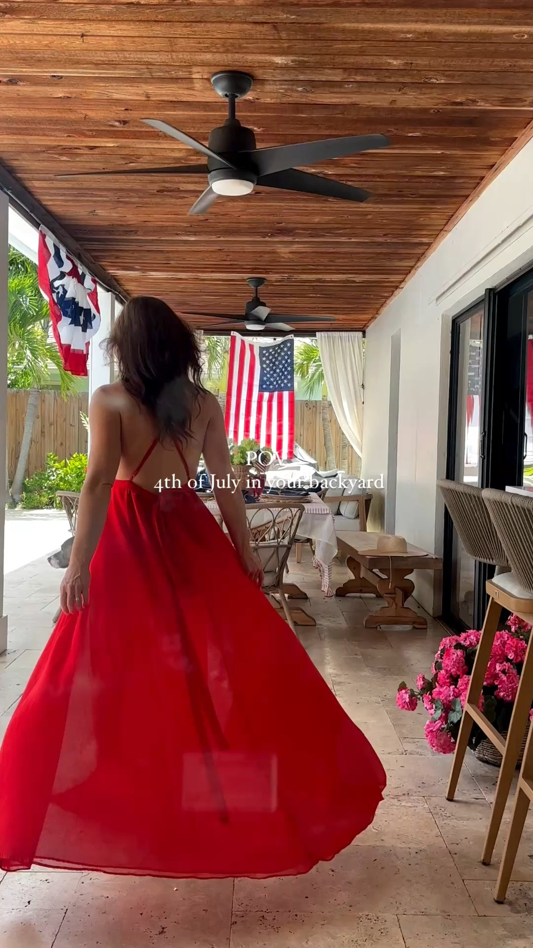 4th of July party ready! Outdoor table setting. Red white and blue.

Red dress
Summer
Fourth of July outfit 
4th of July 
Backyard 
Pool

#LTKSaleAlert #LTKHome #LTKSeasonal