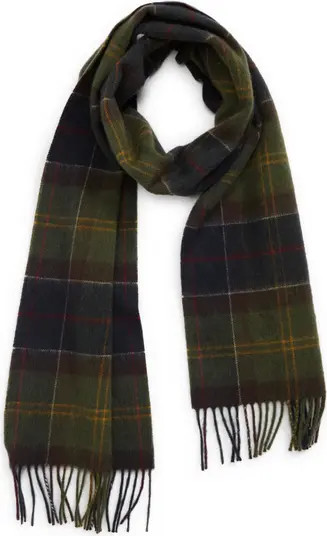 Tartan Lambswool & Cashmere Scarf | Nordstrom