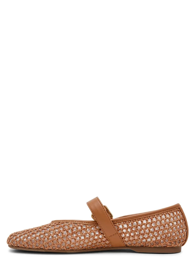 DV Dolce Vita Women's Mulaney Woven Mary Jane Flat | Walmart (US)