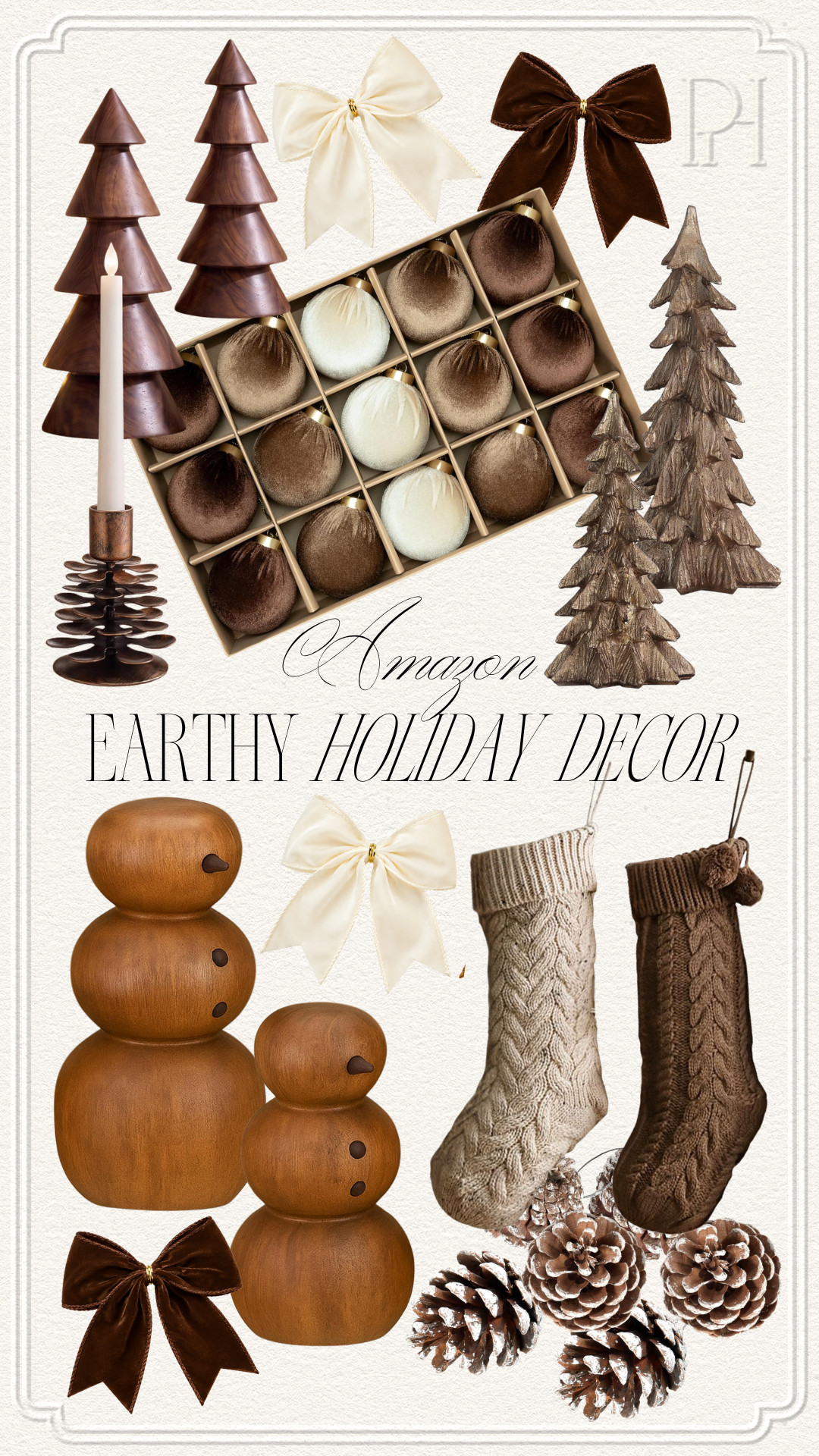 Earthy holiday decor from Amazon!

Christmas decor, wood holiday decor, earth tone decor, neutral holiday decor, holiday bows, Christmas trees, wooden trees, wooden snowmen, neutral stockings, Christmas stockings, pinecone ornaments, velvet ornaments, Christmas ornaments, brown holiday ornaments, pinecone candle holder, holiday candlesticks, candle holders, vlevet bows 

 #LTKSeasonal #LTKHome