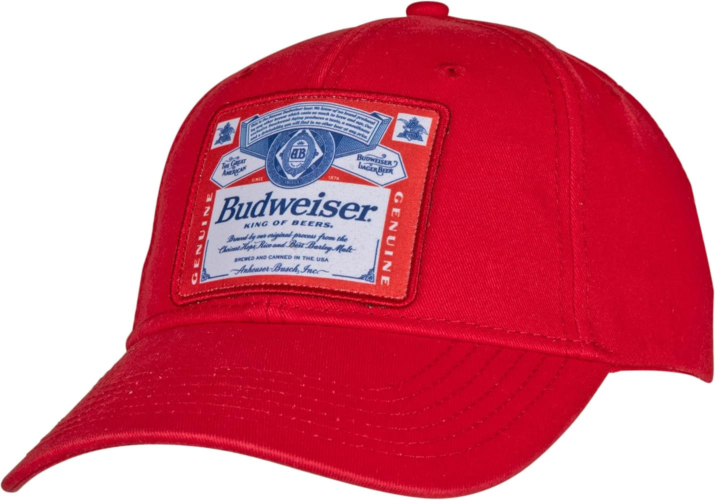 Budweiser King of Beers Snapback Cap Red | Amazon (US)