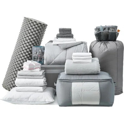 DormCo Packs Ultimate College Supplies Premium Twin XL Bedding Bundle | Wayfair North America