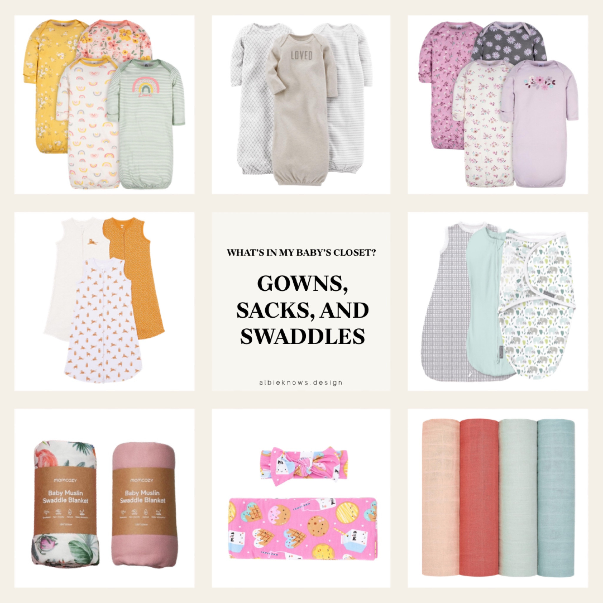 🆕 what’s in my baby’s closet: gowns, sleep sacks, and swaddles 🚼

#LTKsalealert #LTKbaby