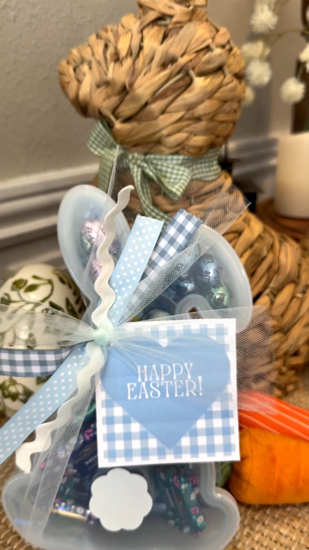 This cute little mini bunny container is perfect for Easter! It also comes in pink. You can fill it up so many different ways. Happy Gifting & follow for more gift ideas!🐰🩵🐰🩵🐰

#LTKstorytime #LTKSeasonal #LTKHome