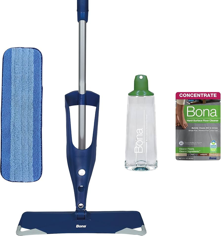 Bona Multi-Surface Floor Premium Spray Mop - Includes Multi-Surface Floor Cleaner Concentrate and... | Amazon (US)