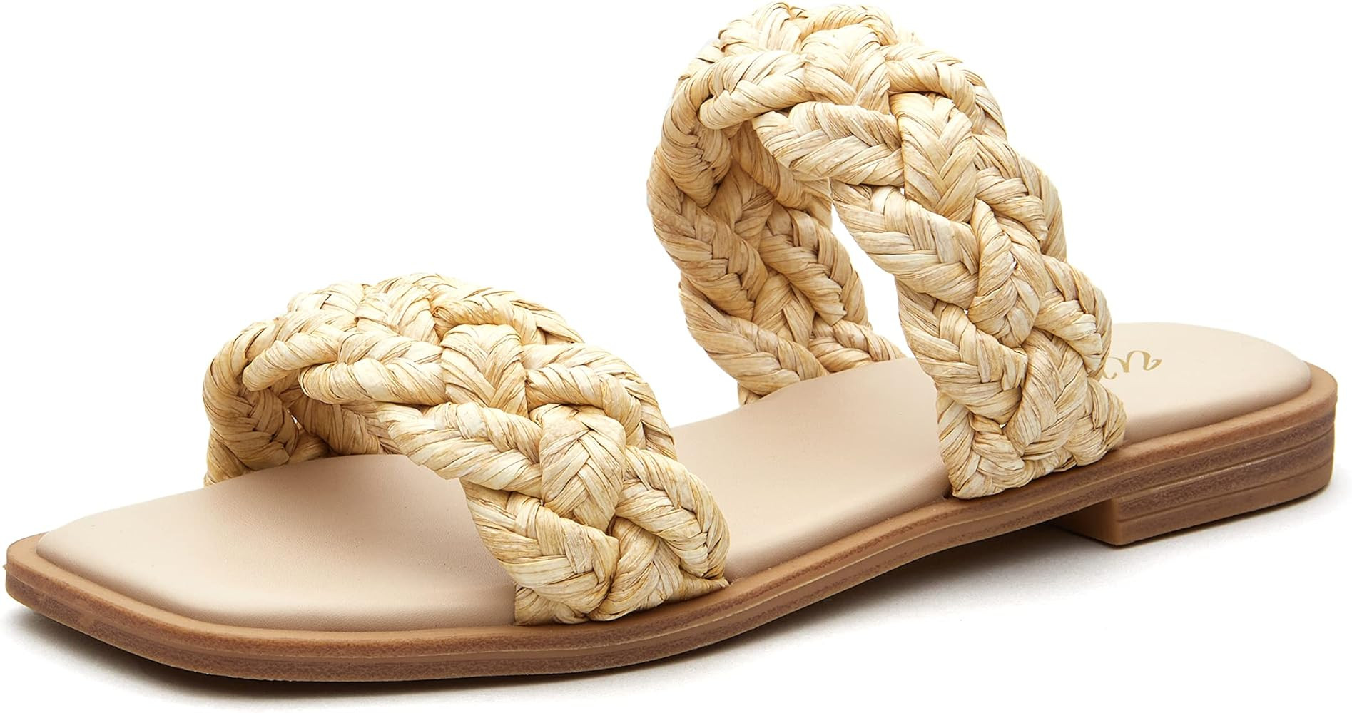 Weestep Women Braided Flat Slip on Slide Sandal | Amazon (US)