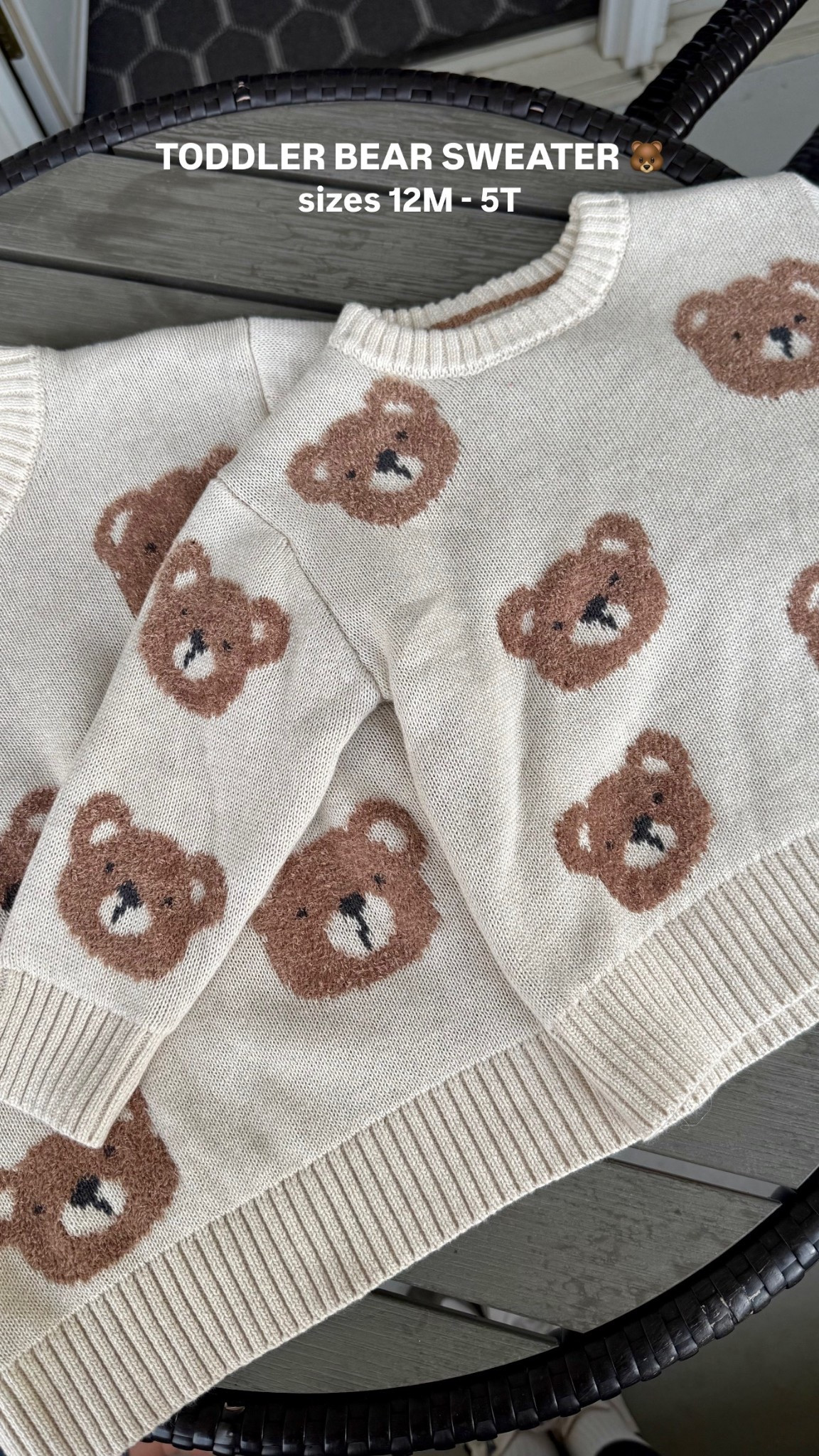 The cutest bear sweater for toddlers!! 🐻

#LTKBaby #LTKBump #LTKKids