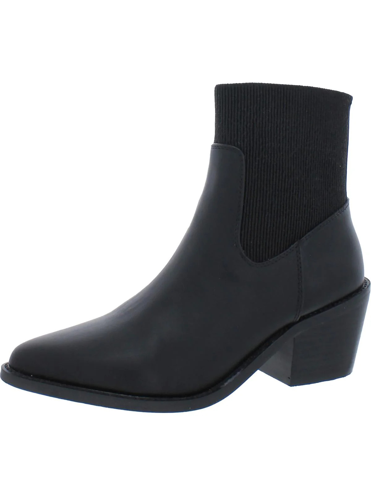 Womens Faux Leather Pointed Toe Ankle Boots | Shop Simon