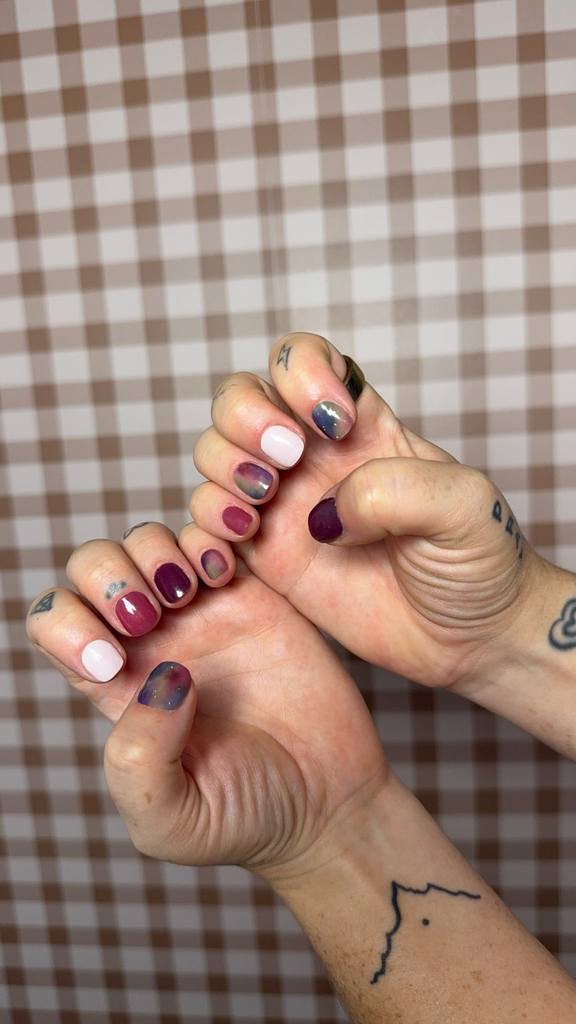 Semi cured gel nails at home!! Looks like a 2hr gel mani but it only took me 20 mins! You only have to buy the LED light once and after the nail strips are usually super affordable! Lasts about 2-3 weeks!

#LTKselfcare #LTKBeauty