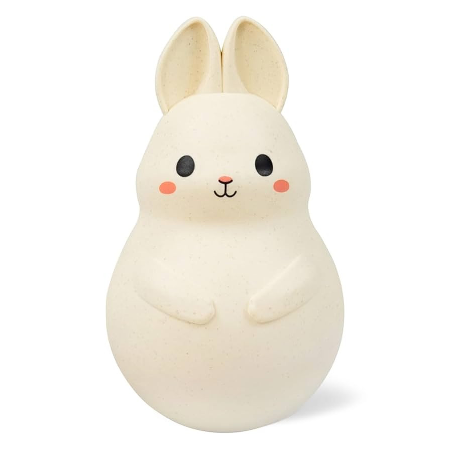 Roly Poly - Bunny, Tummy Time Baby Infant Toy, Wobbling, Soothing Sensory Toy, Gentle Tinkling So... | Amazon (US)