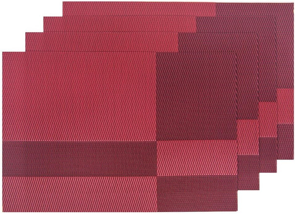 Placemats,Placemats for Dining Table,Heat-Resistant Placemats, Stain Resistant Washable PVC Table... | Amazon (US)