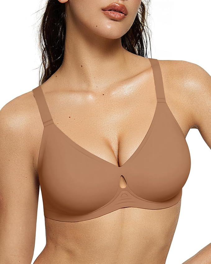 Wireless Bras for Women No Underwire Seamless Push Up Full Coverage Supportive Womens Bralettes E... | Amazon (US)