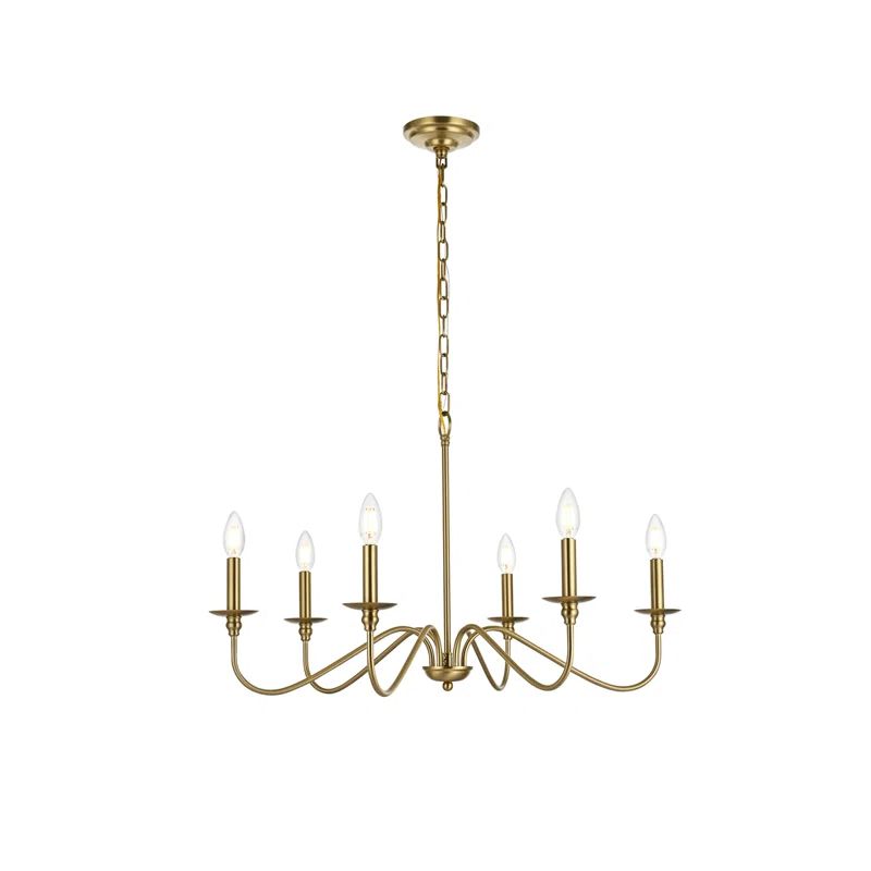 Ableton 6 - Light Dimmable Classic / Traditional Chandelier | Wayfair North America