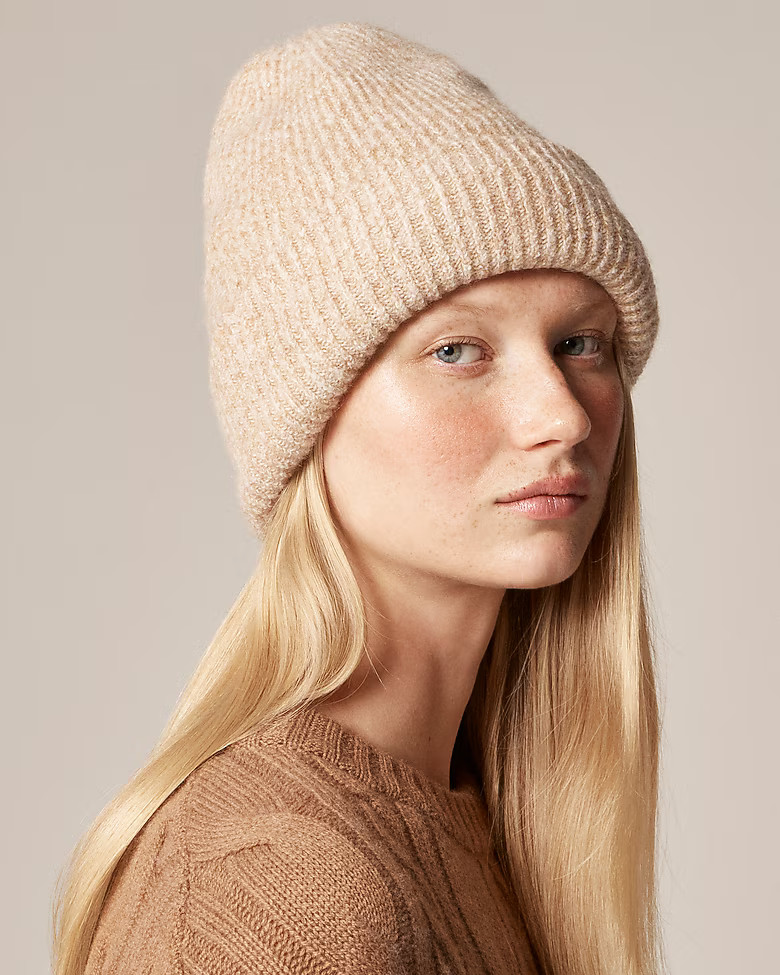 Marled beanie in Supersoft yarn | J. Crew US