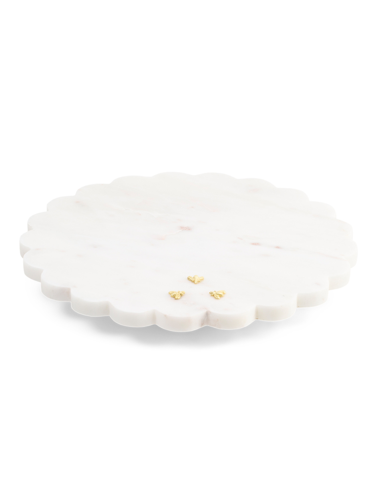 14in Marble 3 Bee Scalloped Lazy Susan | Kitchen & Dining Room | Marshalls | Marshalls