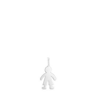 Silver Sweet Dolls boy Pendant | TOUS USA