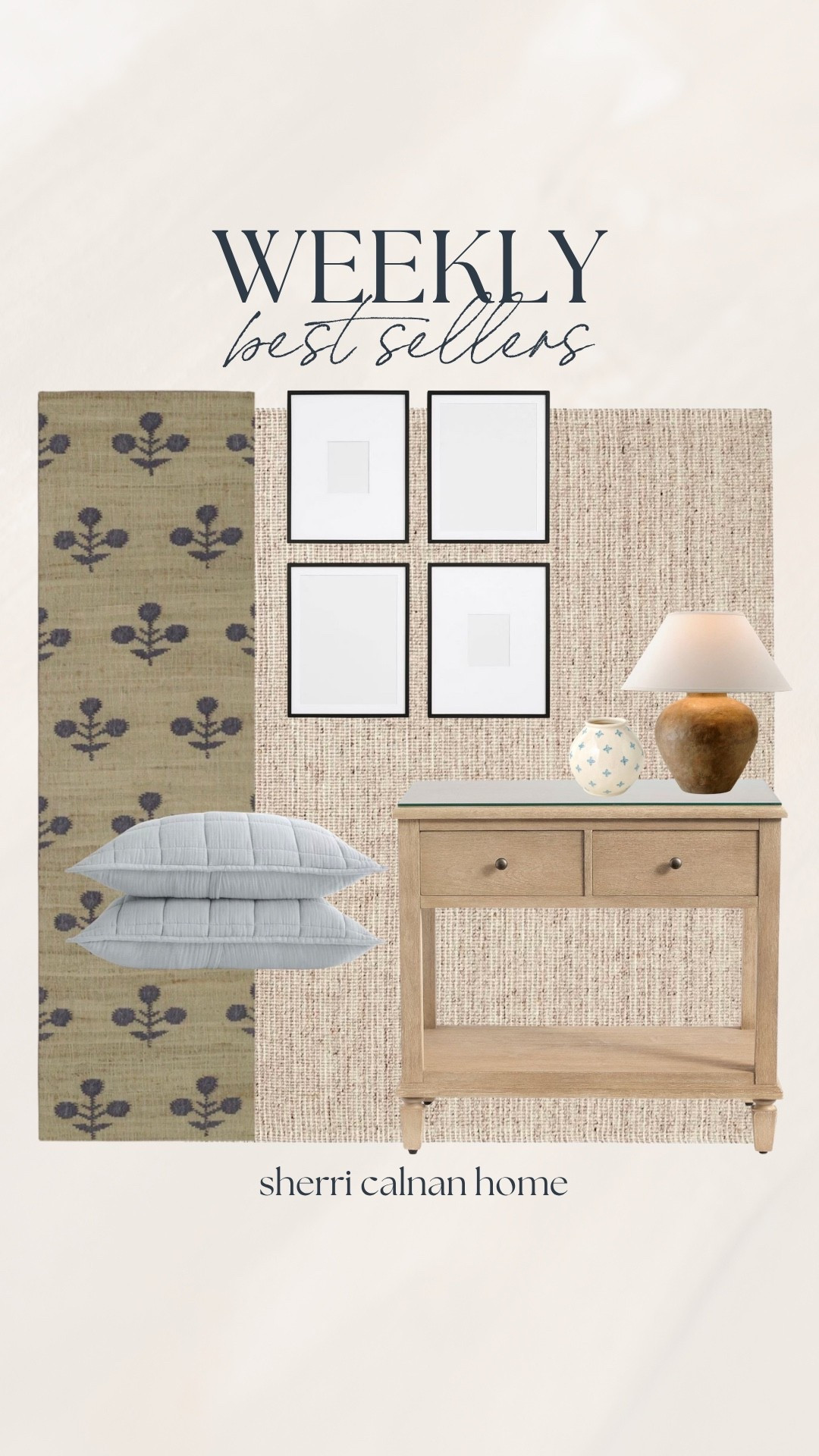This week’s favorites are in! These two rugs are still so popular—and so is our nightstand! 🤍✨