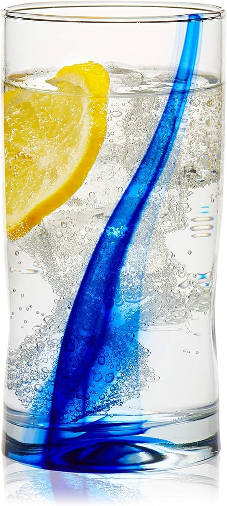 Libbey Impressions Tumbler Glasses, Set of 4 (Blue Ribbon) | Amazon (US)