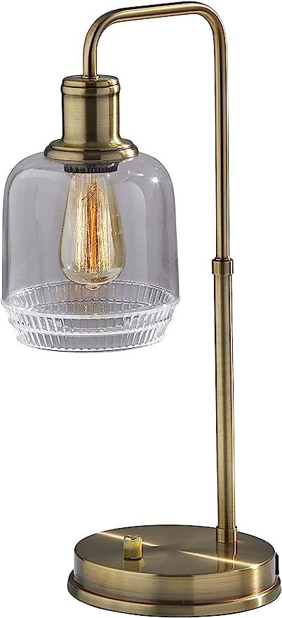 Adesso Home SL3712-21 Transitional Table Lamp from Barnett Collection in Brass - Antique Finish, ... | Amazon (US)