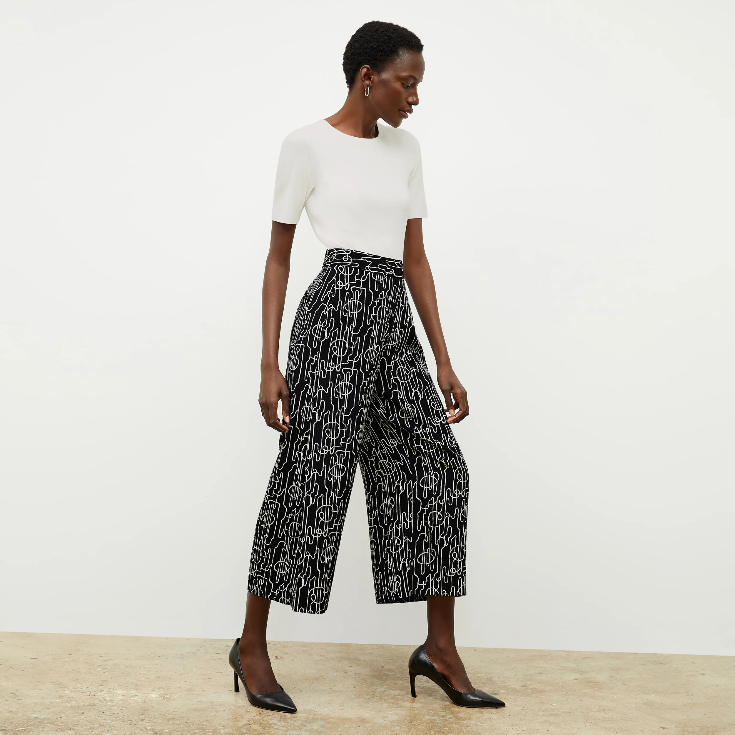 The Zhou Culotte - Washable Silk | MM LaFleur