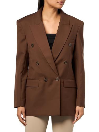 Ronny Kobo Women's Blazer, Augustine Blazer, Brown, Small | Amazon (US)