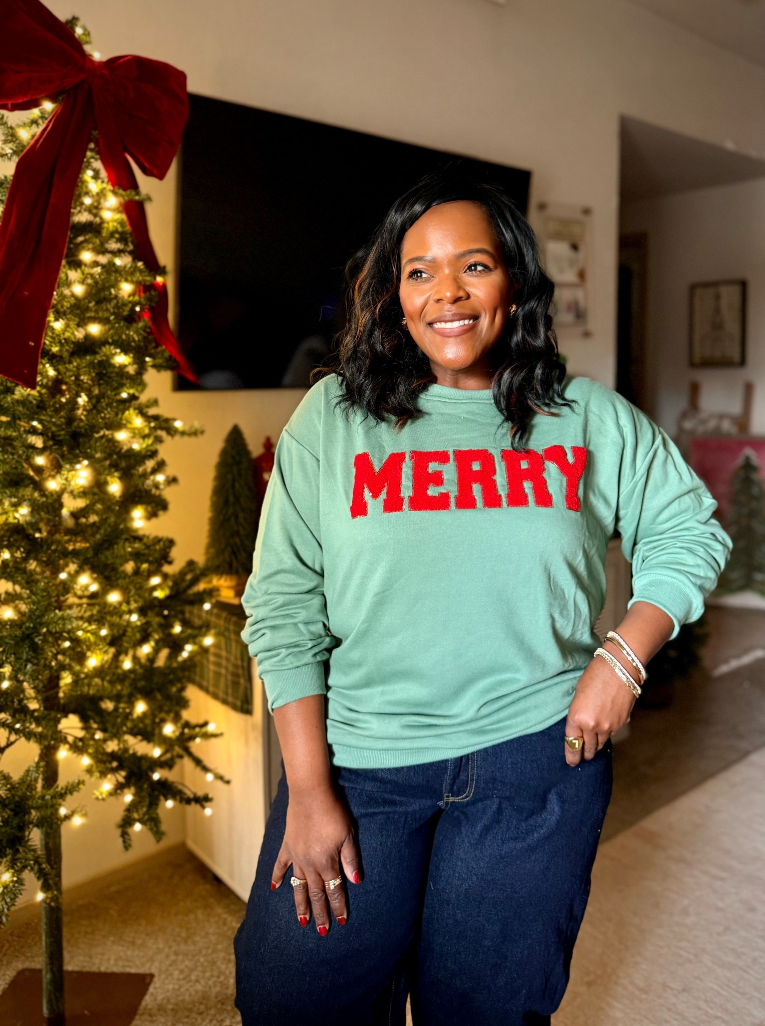 Christmas sweaters just in time for the holidays from Amazon! Wearing a size large. 

#LTKHoliday #LTKootd #LTKCyberWeek