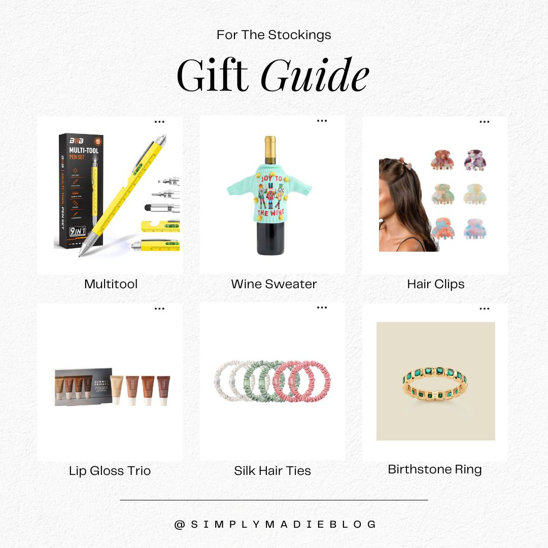 Gift Guide: For The Stockings 

 

#LTKCyberWeek #LTKGiftGuide #LTKHoliday