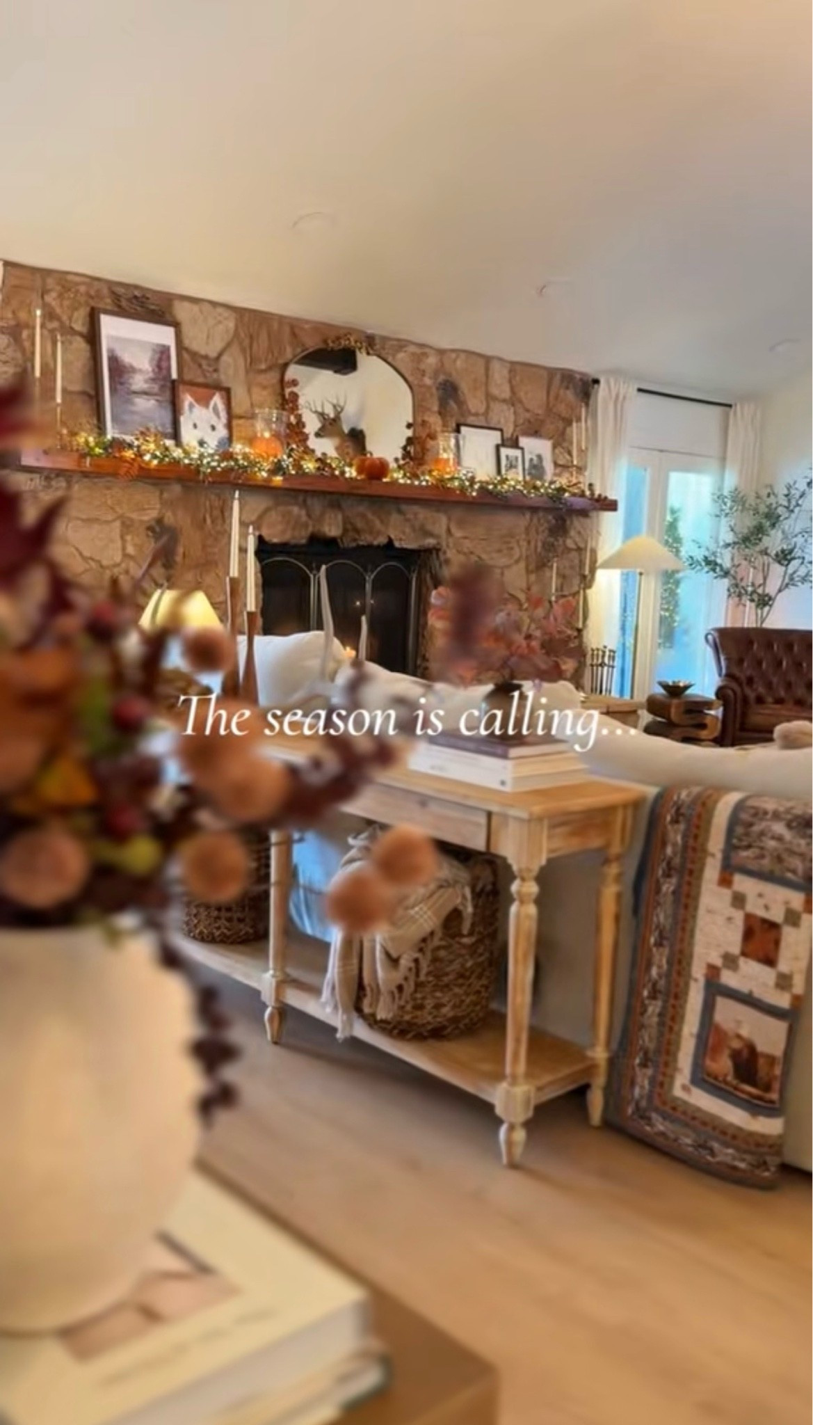 Fall mantel styling

#LTKSeasonal #LTKHome #LTKSaleAlert