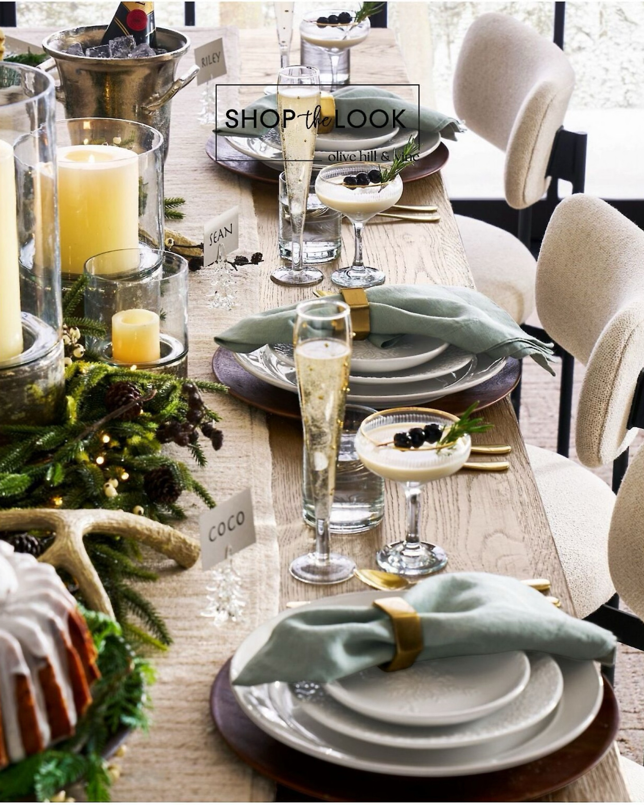 Dine like royalty without the royal price tag with this complete dining set – because nothing says 'feast mode' like a table adorned with all the trimmings, from elegant chairs that hug you like a good meal to sparkling flatware and whimsical glass tree place card holders, ensuring your dinner party is more delightful than a dessert buffet at a unicorn convention! 

#LTKHoliday #LTKSeasonal #LTKhome