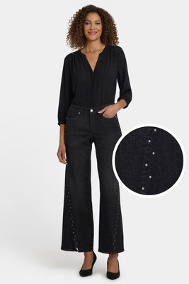 Teresa Wide Leg Jeans - French Nightfall | NYDJ