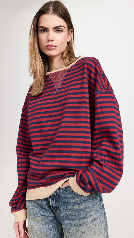 Classic Striped Crew Sweatshirt | Shopbop