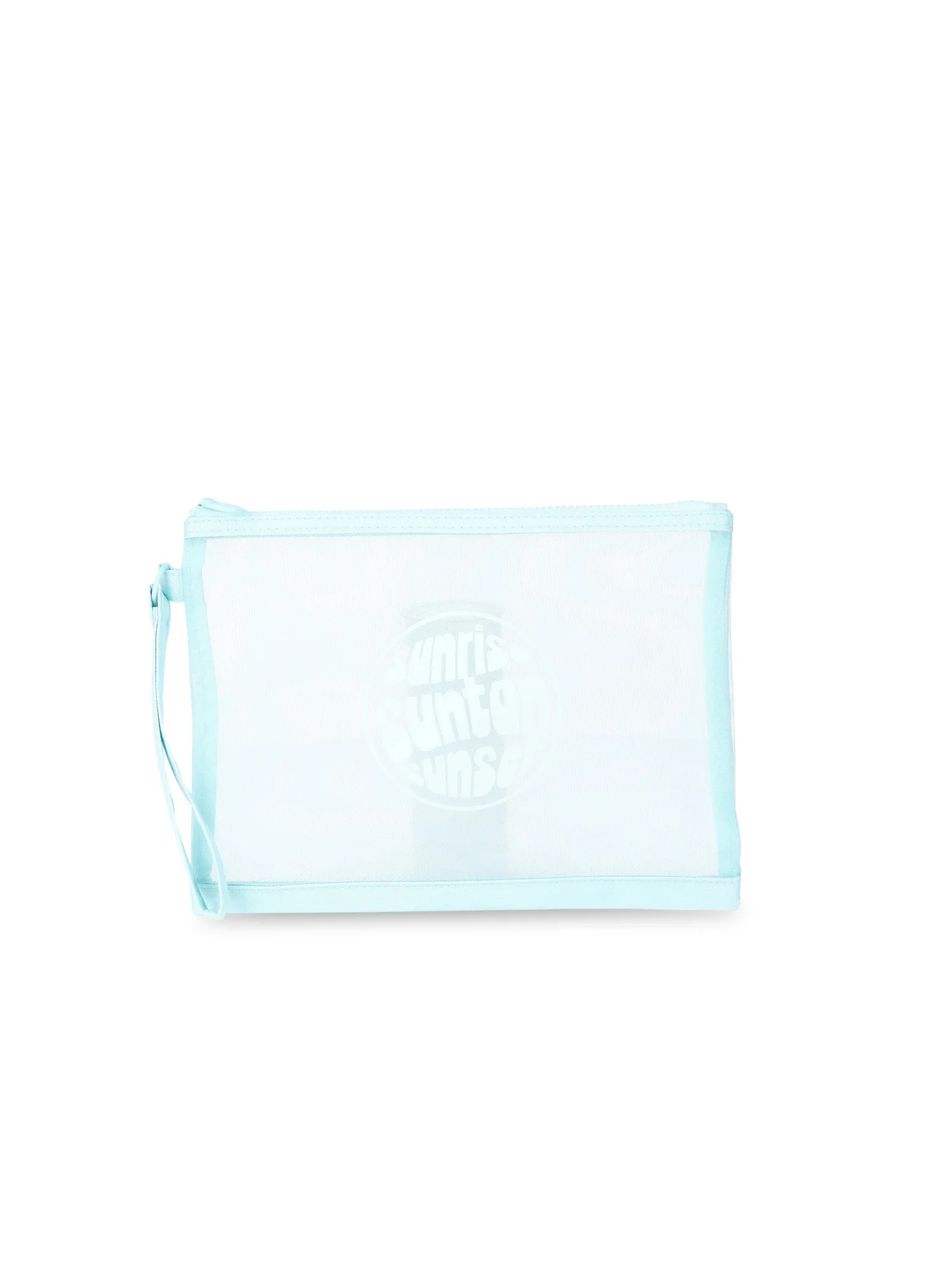 No Boundaries Beach Flat Pouch, Heavenly Aqua, Women's - Walmart.com | Walmart (US)
