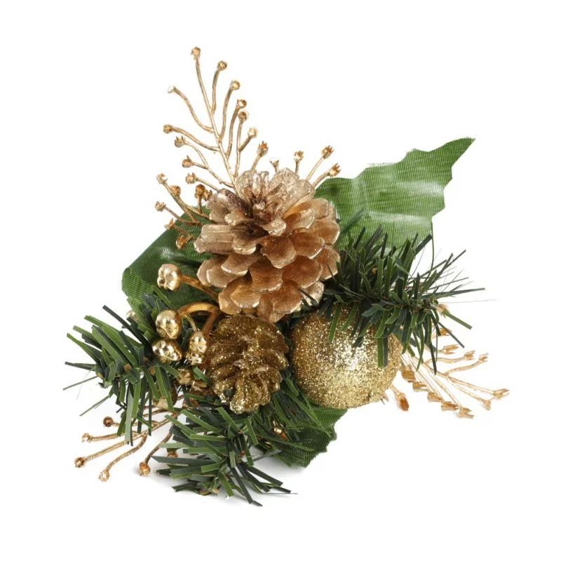 Artificial Pine Stems Fake Pine Cone Gift Box Christmas Flowers Ornament Wreath Holiday Home Wint... | Walmart (US)