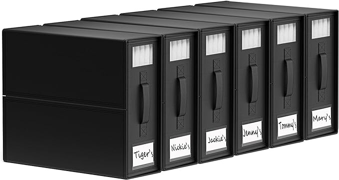 SheetCube Bed Sheet Organizers and Storage 6 Pack, Foldable Linen Closet Organizer with Window an... | Amazon (US)