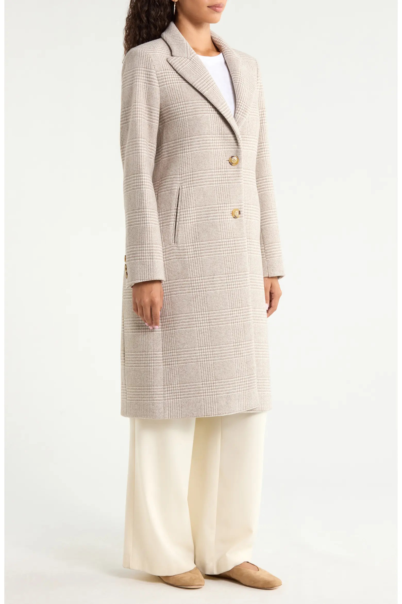 Wool Blend Tweed Coat (Women) | Nordstrom | Nordstrom