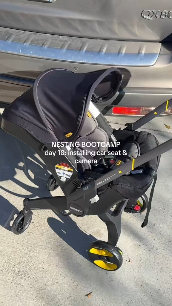 installing the carseat and car cameras for baby girl! we went with the doona for an easy, practical setup, and cameras instead of mirrors so we can see her easier while driving! 

 #firsttimemom #newborn #babyontheway #babystroller #LTKmomlife #LTKBaby