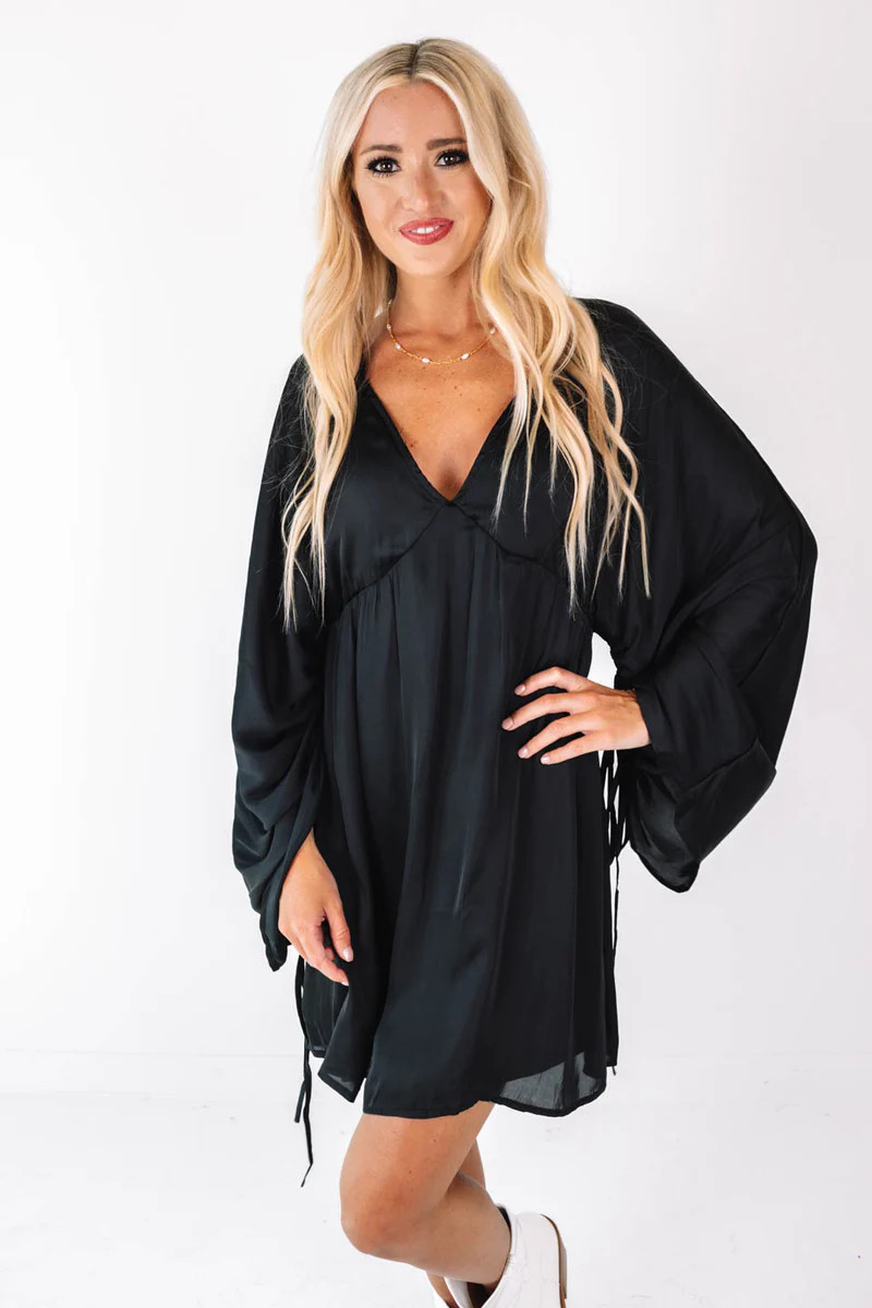 All Season Long Dress - Black | The Impeccable Pig