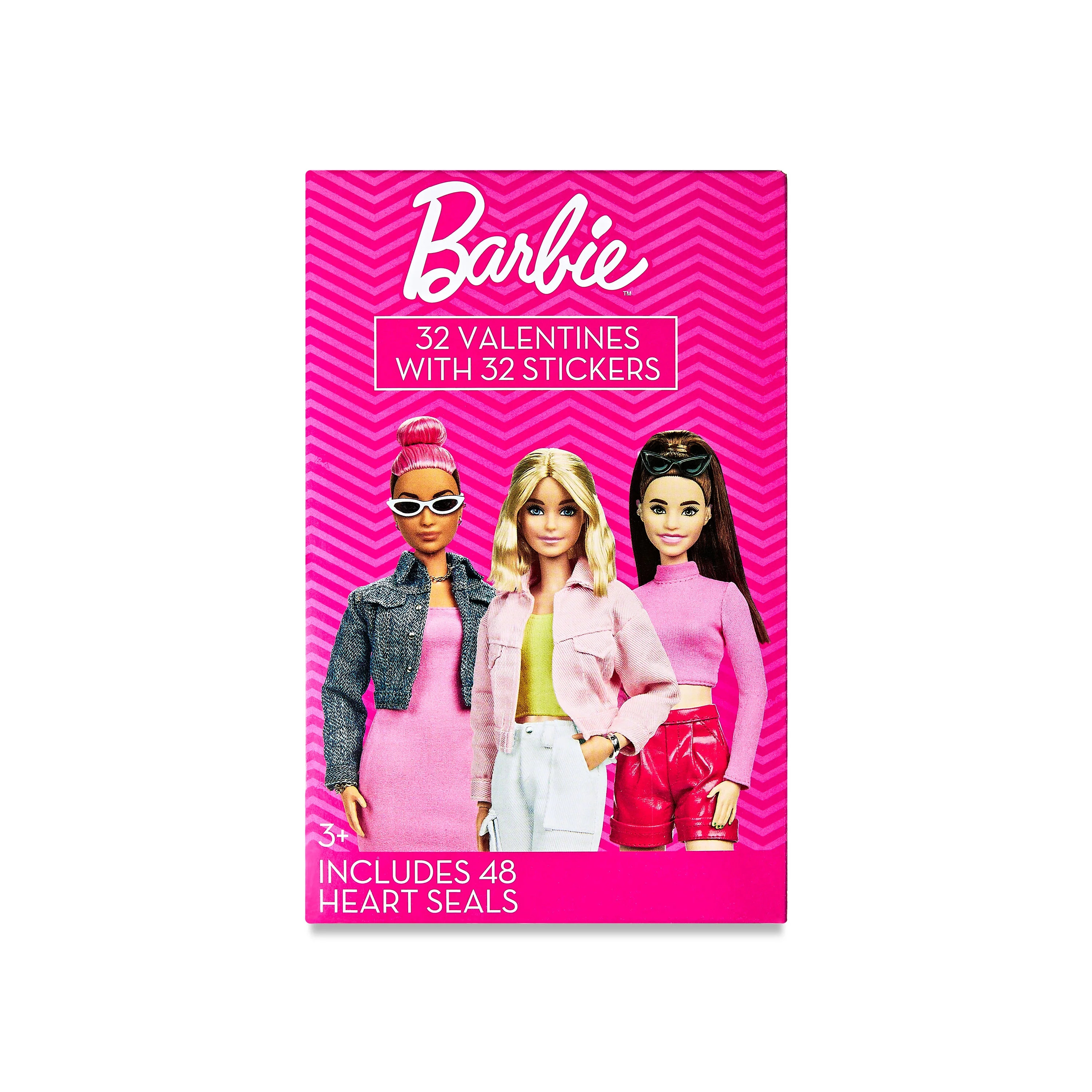 Barbie Valentine Exchange Cards with Bonus Stickers, Multi-Color, Paper, 32 Count | Walmart (US)