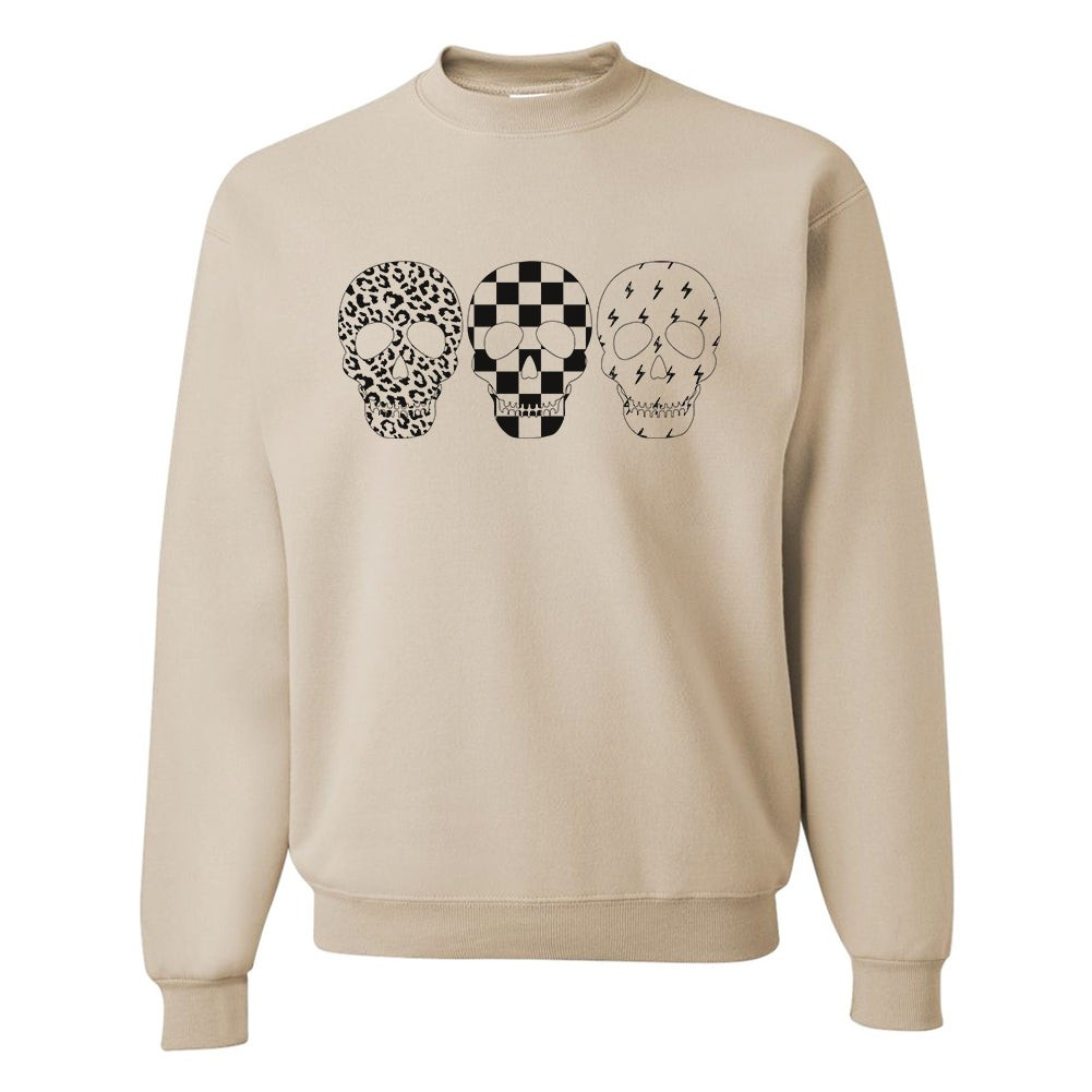 'Skulls' Crewneck Sweatshirt | United Monograms