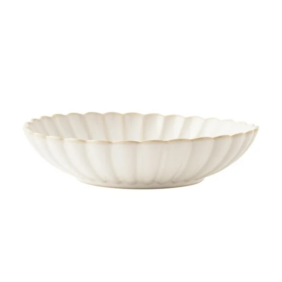 The Pioneer Woman Colette Stoneware 11-inch Serving Bowl, Cream | Walmart (US)