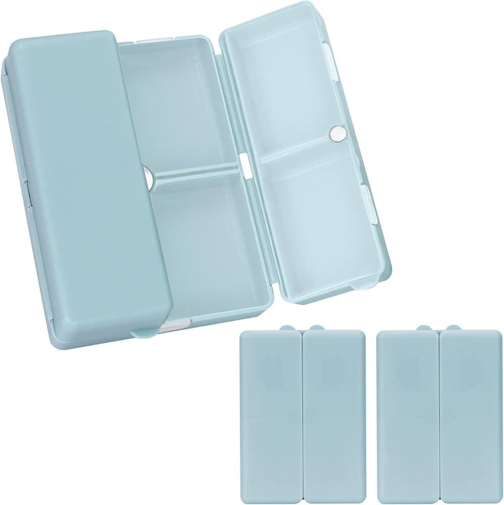 FYY Daily Pill Organizer,2 Pcs 7 Compartments Portable Pill Case Travel Pill Organizer,[Folding D... | Amazon (US)
