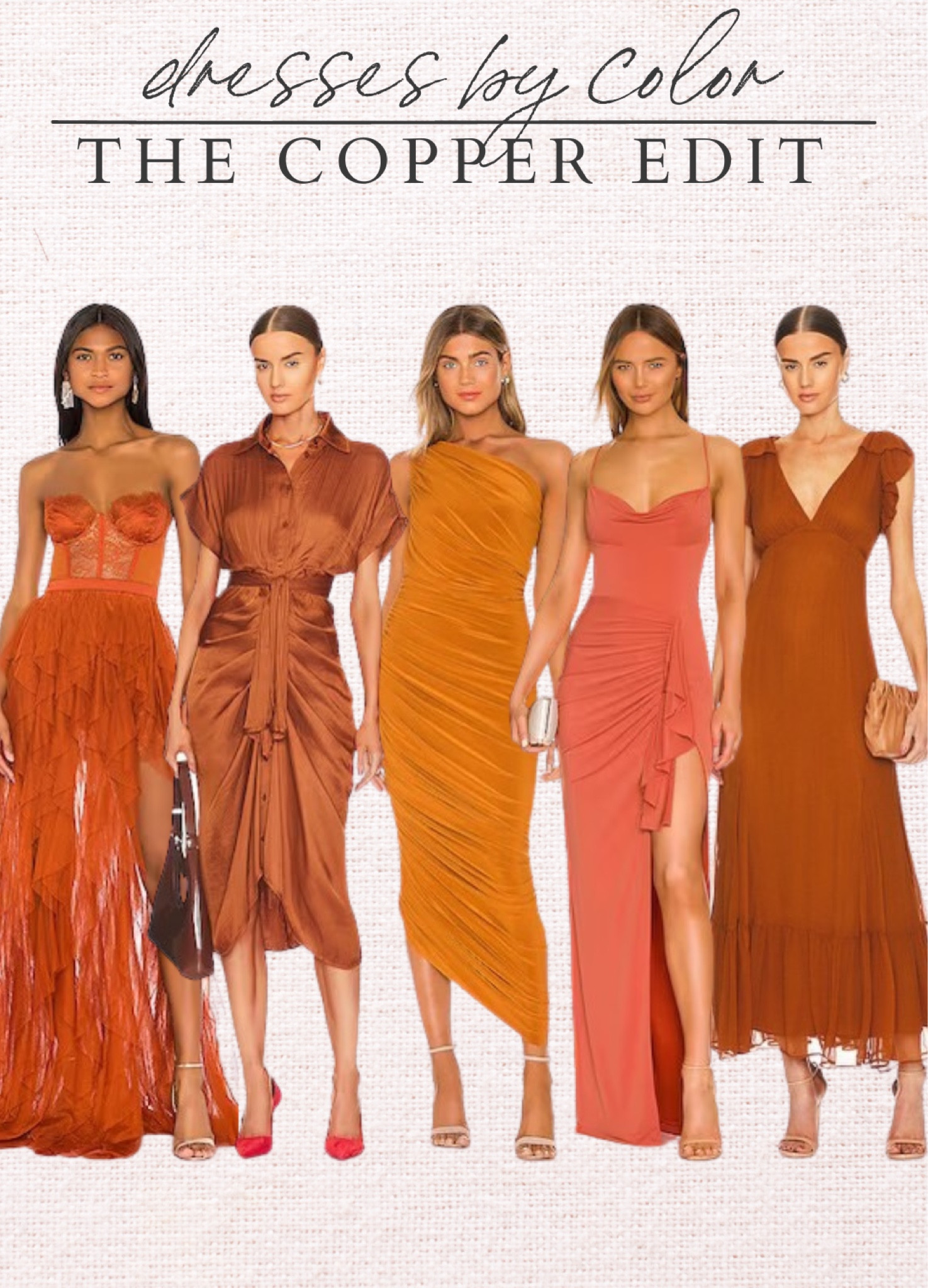 Copper Cocktail Dresses