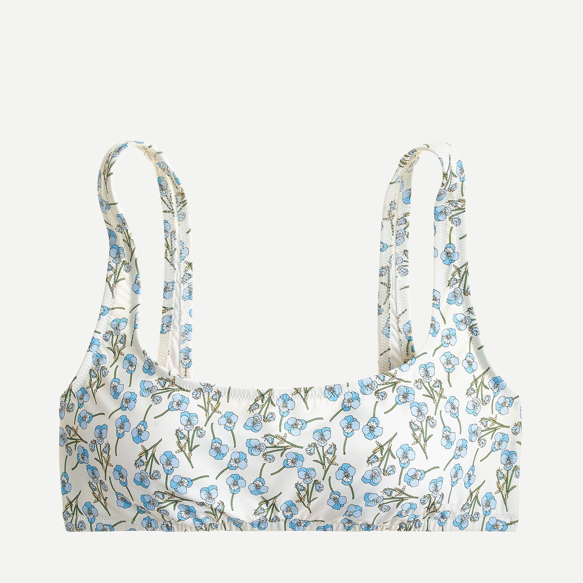 Scoopneck bikini top in Liberty® Ros floral | J. Crew US